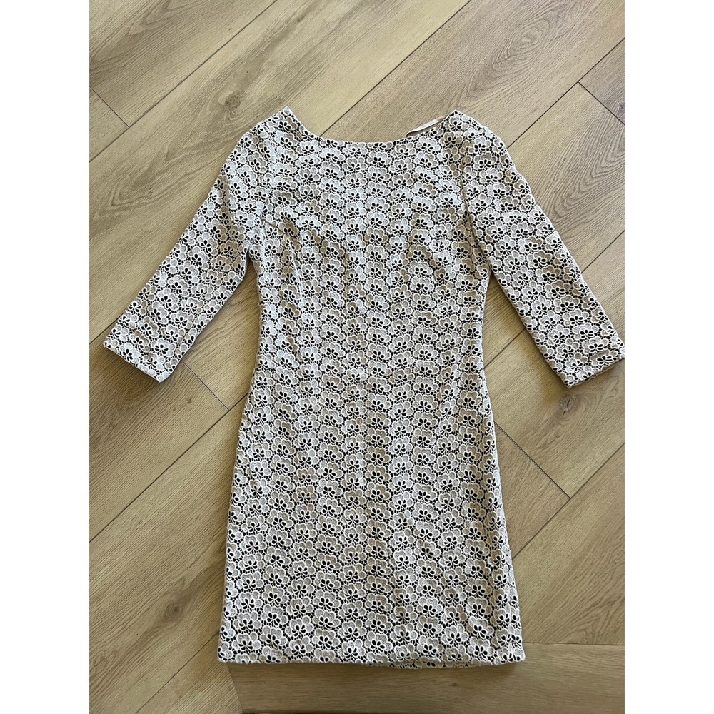 Diane von Furstenberg Lace Dress Women's Size 2 Floral Occasion Cocktail‎